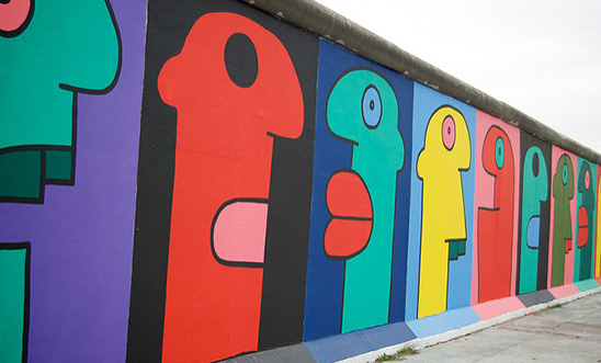 Thierry Noir: Untitled - Berlin Wall